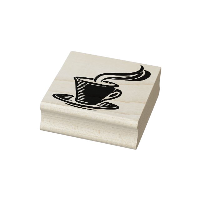 Café-Café-Restaurant Coffee Bar Menu Gummistempel (Stempel)