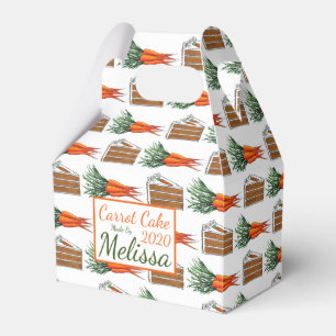 Café Carrot Layer Cake Slice Bakery Geschenkschachtel