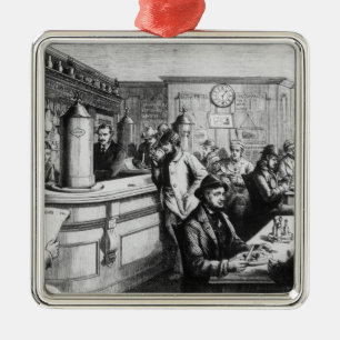 Café, Clerkenwell Ornament Aus Metall