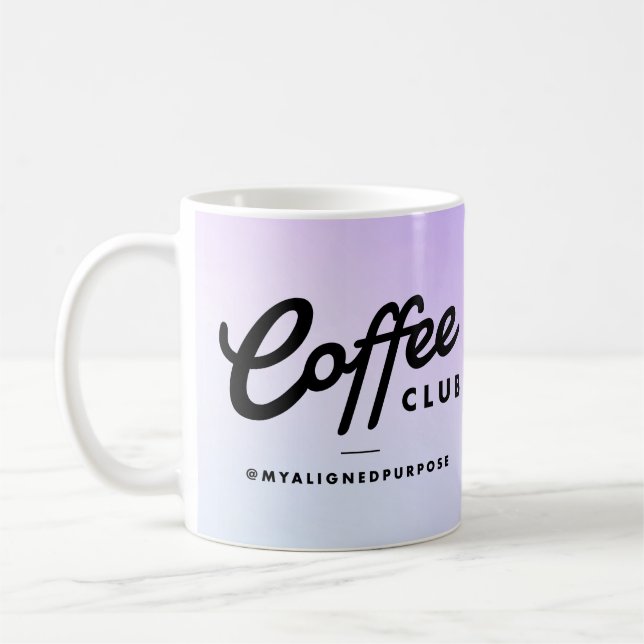 Café-Club-Tasse - Pastell Kaffeetasse (Links)