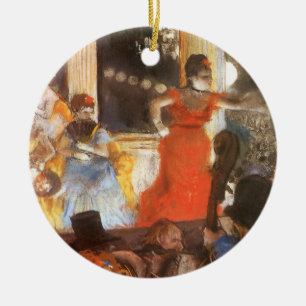 Cafe Concert bei Les Ambassadeurs von Edgar Degas Keramikornament