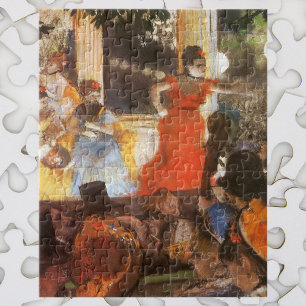 Cafe Concert bei Les Ambassadeurs von Edgar Degas Puzzle
