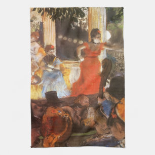Cafe Concert in Les Ambassadeurs von Edgar Degas Geschirrtuch