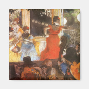 Cafe Concert in Les Ambassadeurs von Edgar Degas Magnet