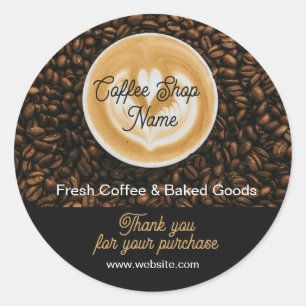 Café Danke Aufkleber   Cafe Danke