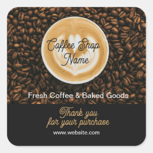Café Danke Aufkleber Cafe Danke