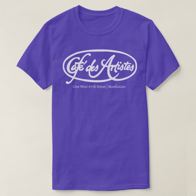 Cafe des Artists T-Shirt (Design vorne)