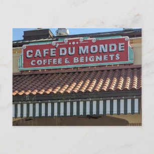 Café Du Monde Beignet Postcard Postkarte