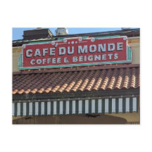 Café Du Monde Beignet Postcard