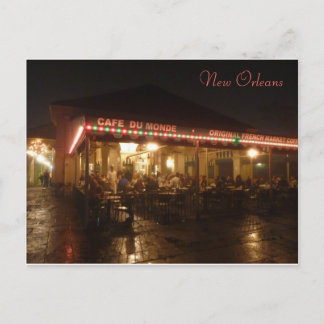 "Cafe du Monde", New Orleans, Louisiana, USA Postkarte