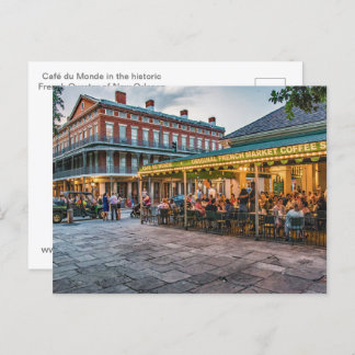 Café du Monde Postcard Postkarte