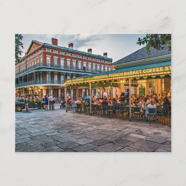 Café du Monde Postcard Postkarte (Vorderseite)