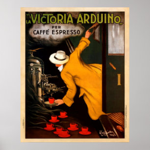 Café Express Vintage Poster