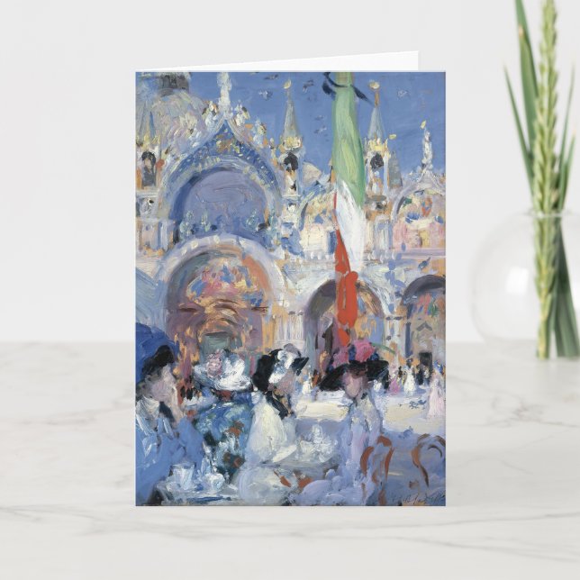 Café Florian, Venedig | Francis Cadell Karte (Vorderseite)