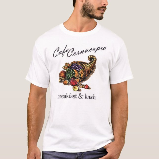 Café-Fülle-T-Shirt T-Shirt (Vorderseite)