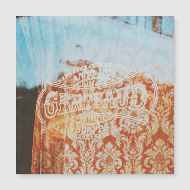 Cafe Garbeaud - Budapest Magnetkarte (Vorderseite)