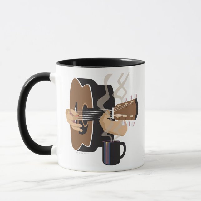Café-Gitarre Tasse (Links)