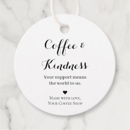 Café-&-Güte-Runde-Café-Geschenkkarte Geschenkanhänger
