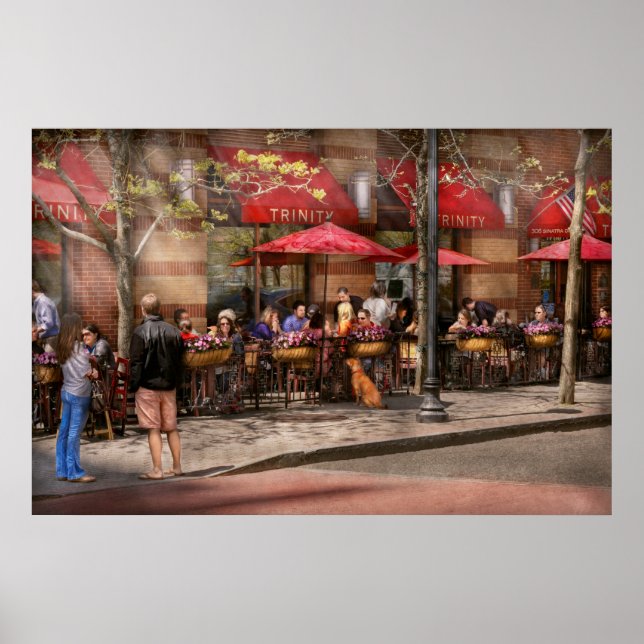 Cafe - Hoboken, NJ - Cafe Trinity Poster (Vorne)