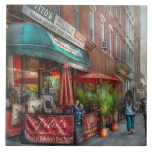Cafe - Hoboken, NJ - Vito's Italienische Feinkost Fliese