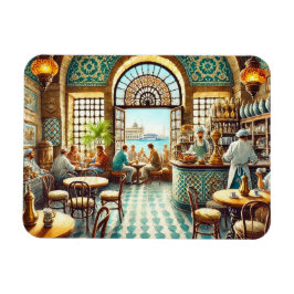 Café in Alexandria Ägypten Magnet