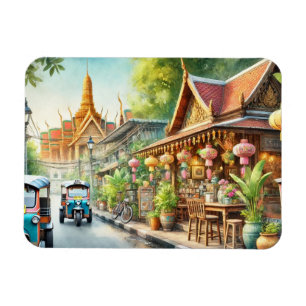 Café in Bangkok Thailand Grand Palace Magnet
