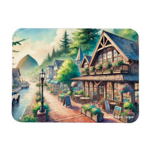 Café in Cannon Beach Oregon Hauptstraße Magnet