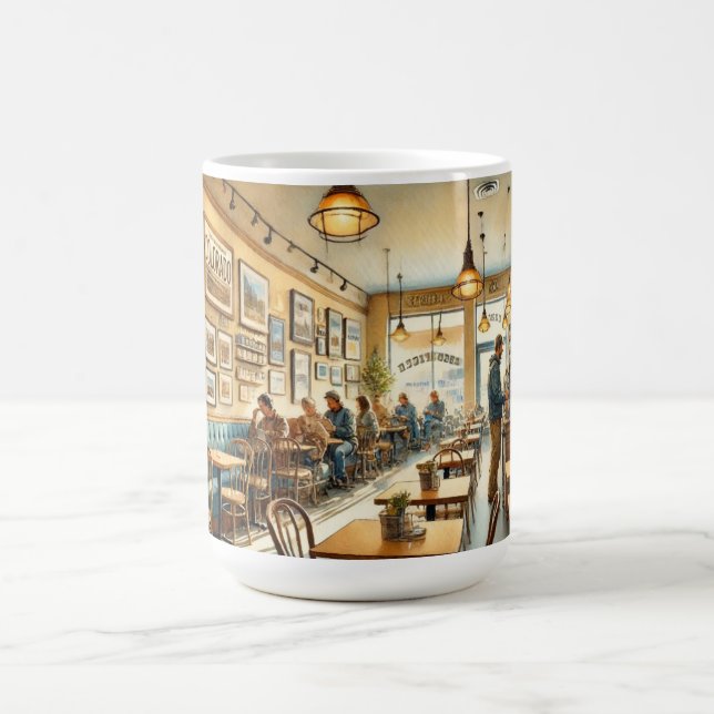 Café in Denver Colorado Kaffeetasse (Mittel)