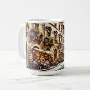 Café in Florenz Italien Kaffeetasse