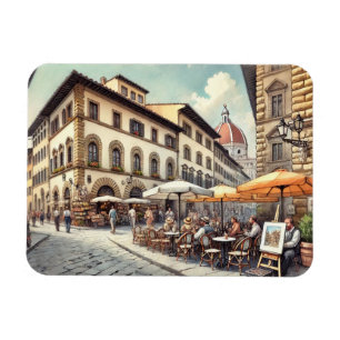 Café in Florenz Italien Magnet