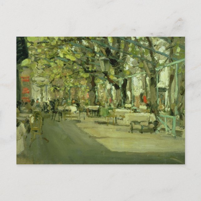 Cafe in Jalta, 1905 Postkarte (Vorderseite)