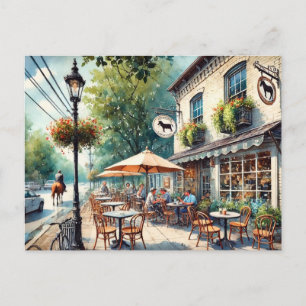 Café in Lexington Kentucky Postkarte