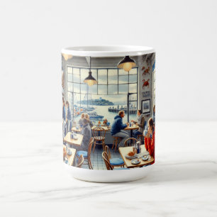 Café in San Francisco Alcatraz Kaffeetasse