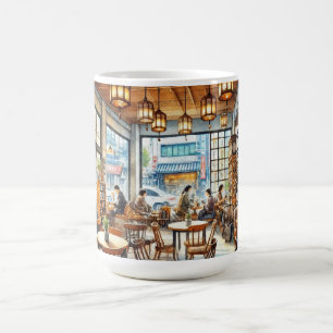 Café in Seoul, Südkorea Kaffeetasse