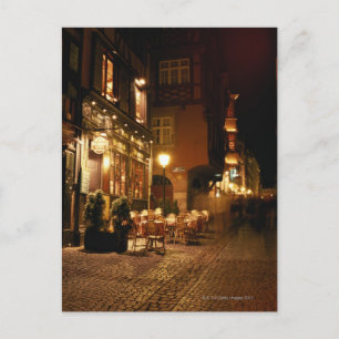 Café in Straßburg Postkarte