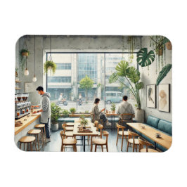 Cafe in Taipei Magnet