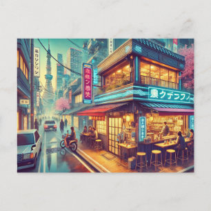 Café in Tokio Postkarte