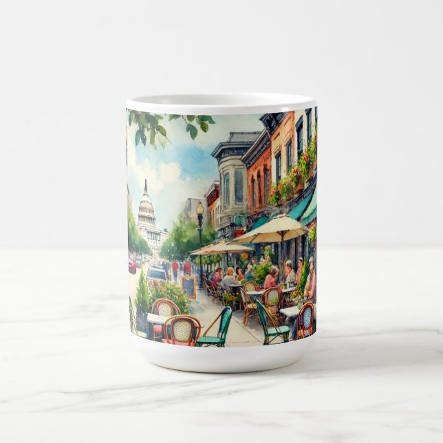 Café in Washington DC Kaffeetasse (Mittel)