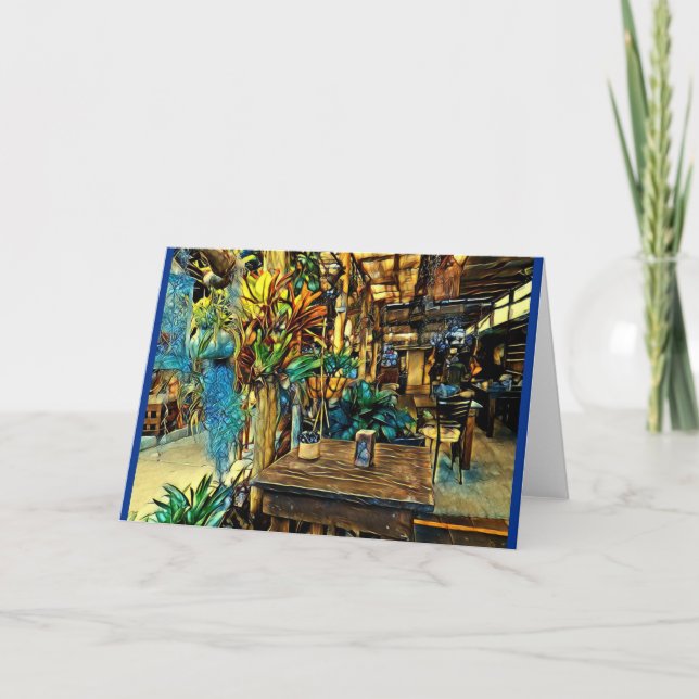 Cafe Karte (Vorderseite)