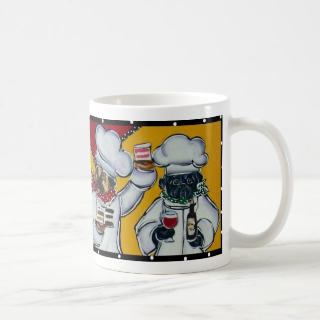 Café Koch Pet Mops Tasse (Rechts)