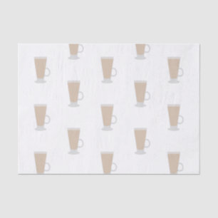 Café Latte Coffee Seidenpapier