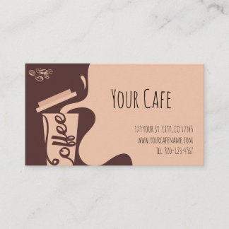 Café Loyalty Card Kaffee Shop Treuekarte