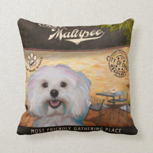 Café Maltipoo Kissen