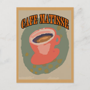 Cafe Matisse Coffee Cup Postkarte