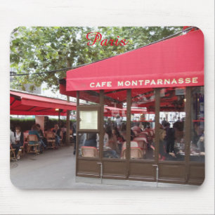 Cafe Montparnasse Paris, Frankreich, Reisefoto Mousepad
