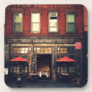 Café - New York City Getränkeuntersetzer
