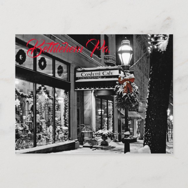 Café on Main 21 Postkarte (Vorderseite)