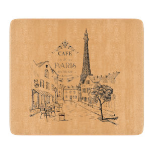 Café Paris Cutting Board Schneidebrett