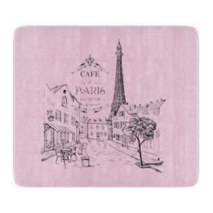 Café Paris Cutting Board Schneidebrett