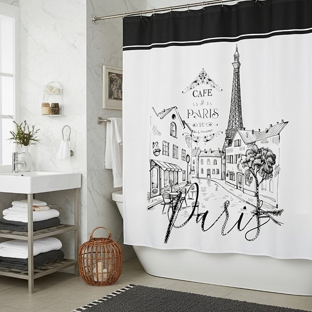 Café Paris Duschvorhang (Von Creator hochgeladen)